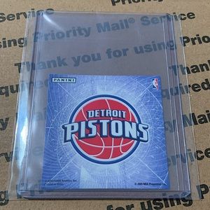 ‘09 Detroit Pistons Panini Team Sticker Card